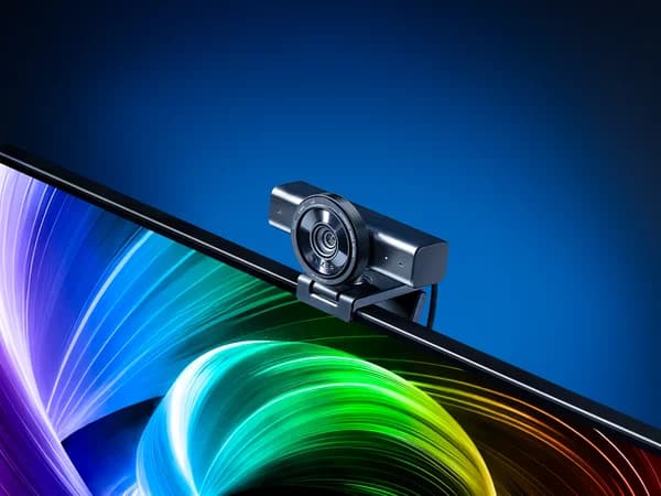 Razer Kiyo V2 4K streaming webcam in black