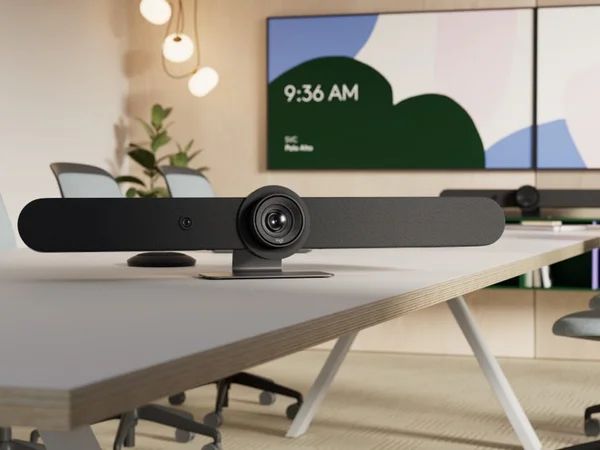 Logitech Rally Bar video conferencing system in graphite