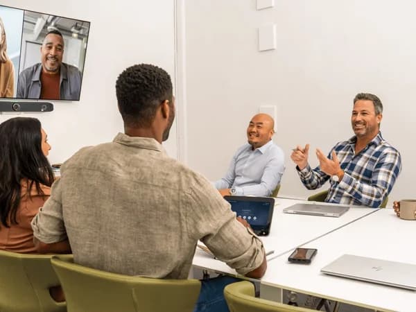 Poly Studio X52 all-in-one video bar in black