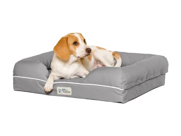PetFusion Ultimate dog bed in slate gray