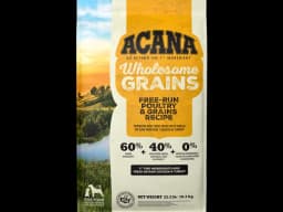 ACANA Wholesome Grains Free-Run Poultry dry dog food bag