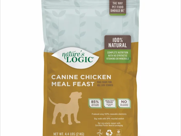 Nature's Logic Canine Chicken Meal Feast dry dog food bag