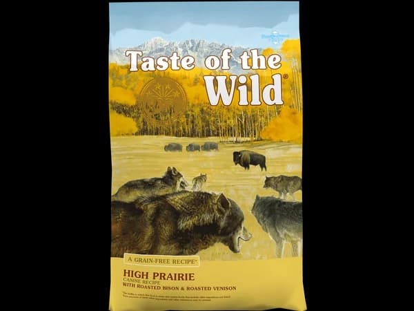 Taste of the Wild High Prairie Canine Recipe with Roasted Bison dry dog food bag