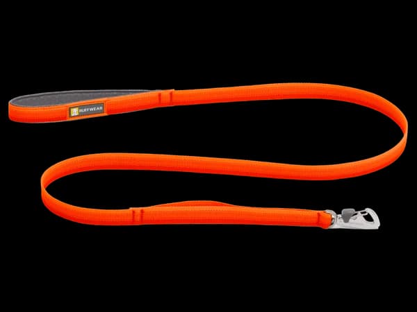 Ruffwear Front Range dog leash in blaze orange
