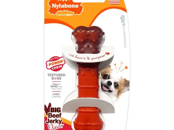Nylabone Power Chew textured bone dog chew toy