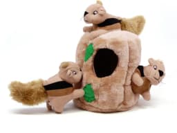 Outward Hound Hide-A-Squirrel plush puzzle dog toy