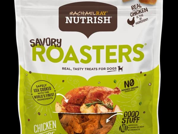 Rachael Ray Nutrish Savory Roasters Chicken treats pouch