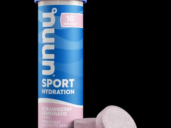 Nuun Sport electrolyte hydration tablet tube with effervescent tablets