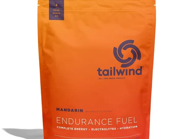 Tailwind Nutrition Endurance Fuel powder bag in Mandarin flavor