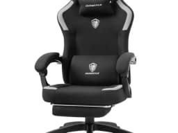 Dowinx 6657K fabric gaming chair in black