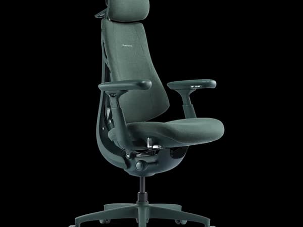 LiberNovo Omni dynamic ergonomic chair in Moss Green
