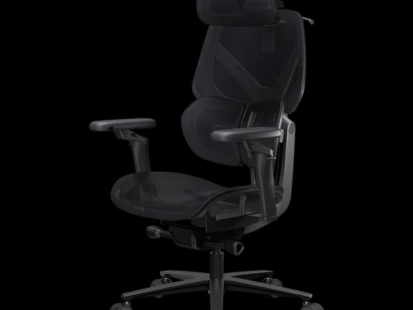 ThunderX3 Flex Pro Mesh ergonomic gaming chair in black