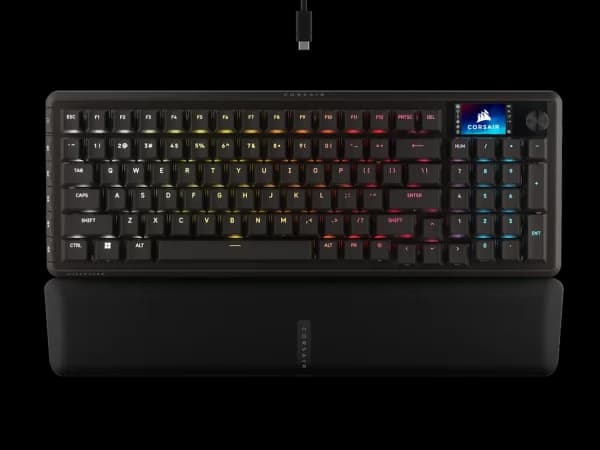 Corsair Vanguard Pro 96 Hall Effect keyboard with LCD screen
