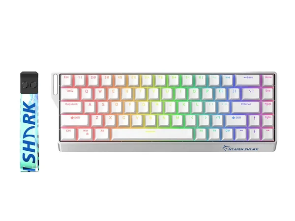 Gamakay x NaughShark NS68 65% Hall Effect mechanical keyboard in black