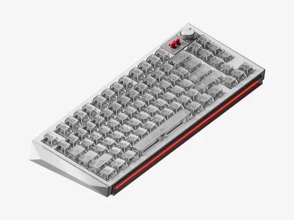 NuPhy WH80 wireless Hall Effect keyboard in Nova White