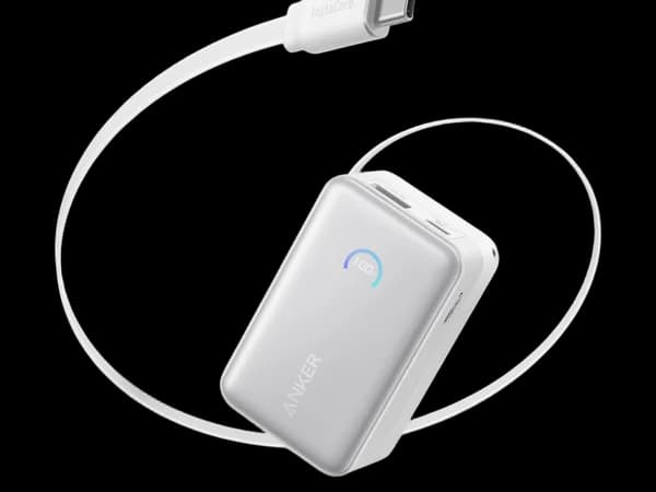 Anker Nano power bank 10000mAh 45W with retractable USB-C cable