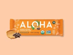 ALOHA Peanut Butter Chocolate Chip organic plant-based protein bar