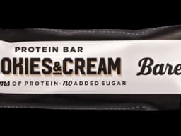 Barebells Cookies and Cream protein bar