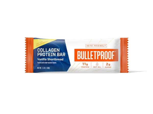 Bulletproof Chocolate Chip Cookie Dough collagen protein bar
