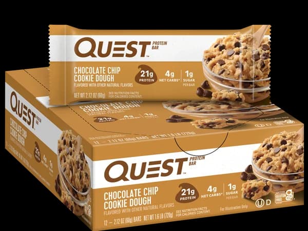 Quest Chocolate Chip Cookie Dough protein bar