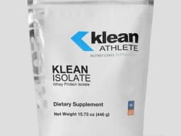 Klean Athlete Klean Isolate whey protein unflavored pouch