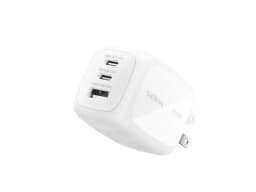 Belkin BoostCharge Pro 3-port 70W GaN wall charger in white