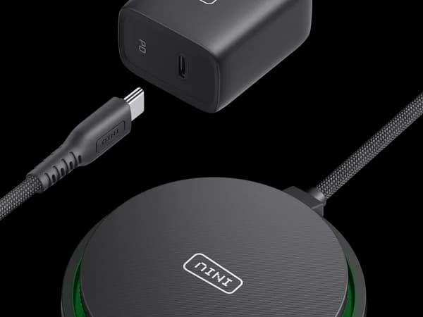 INIU W11-E1 Qi2 magnetic wireless charger with LED ring